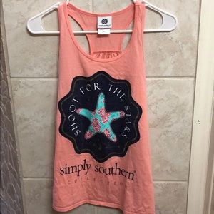 Simply southern tank top